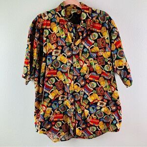 Shelter Island Beer Button Shirt‎